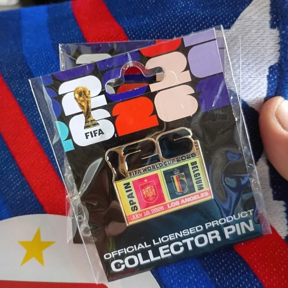 FIFA World Cup 2026 OFFICIAL Spain Vs Belgium Quarterfinal Match  Pin July 10